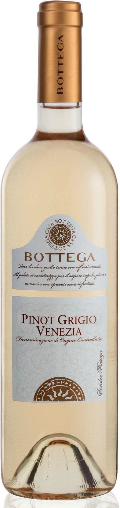 Pinot Grigio Venezia DOC Bottega | Tør, frisk, harmonisk, syreindhold