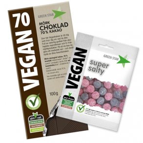 Vegansk slik med sukker