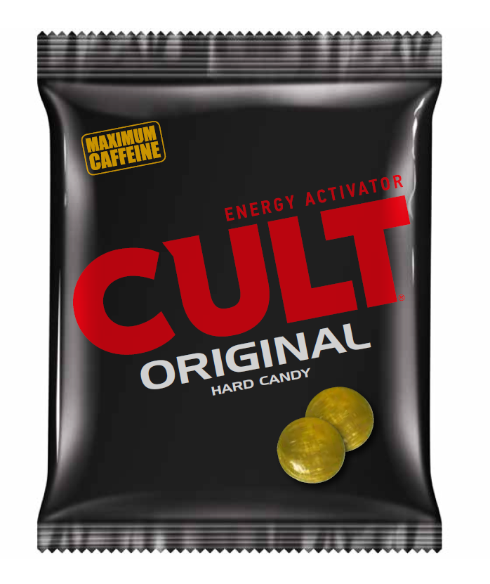 CULT Original Hard Candy Maximum caffeine Cult Raw Energy